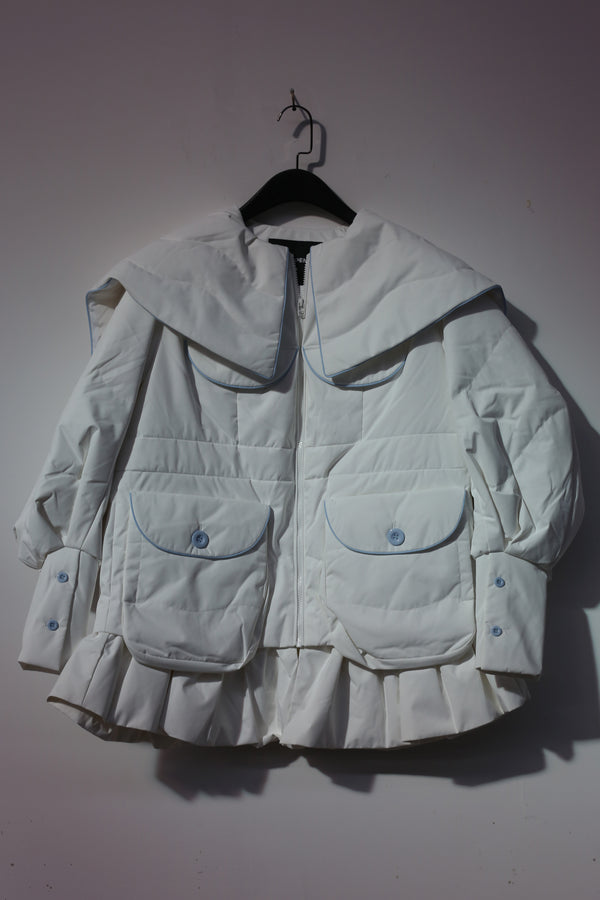 CHENPENG Baroque porcelain down jacket CP21AWJ026BCPC115 White PCP3